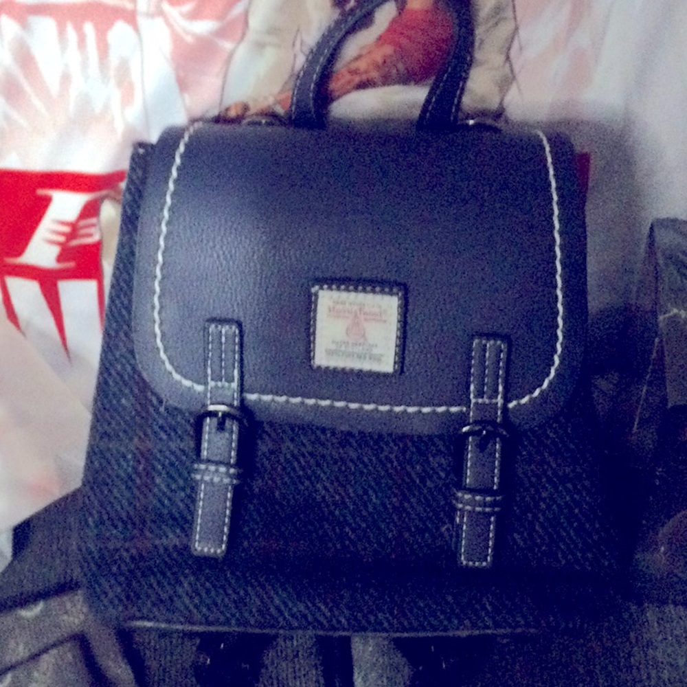Harris tweed backpack